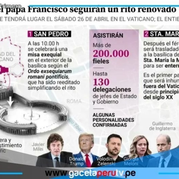Francisco se despide del mundo con el funeral sencillo que soñó.