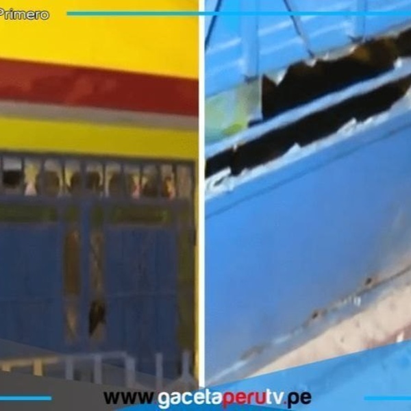 Extorsionadores lanzan artefacto explosivo contra colegio en San Juan de Lurigancho 