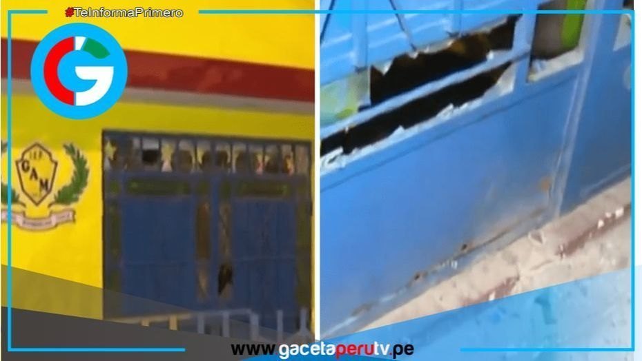 Extorsionadores lanzan artefacto explosivo contra colegio en San Juan de Lurigancho 