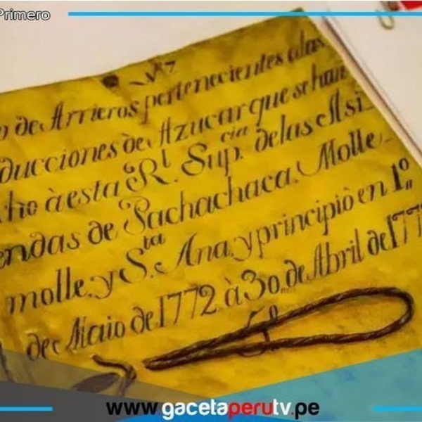 Recuperan manuscrito del siglo XVIII sobre Túpac Amaru II que iba a ser subastado en Argentina 