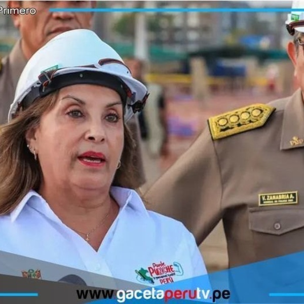La presidenta formuló estas declaraciones luego de supervisar el avance de la construcción de la nueva Escuela de Oficiales de la PNP en Chorrillos.