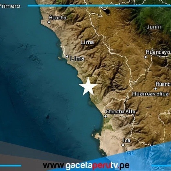 Sismo de 3, 6 remeció Lima esta mañana 