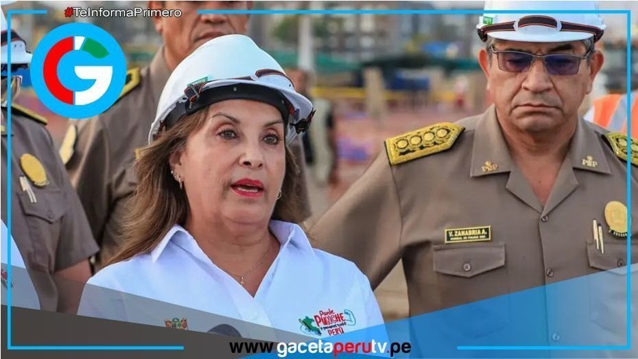 La presidenta formuló estas declaraciones luego de supervisar el avance de la construcción de la nueva Escuela de Oficiales de la PNP en Chorrillos.