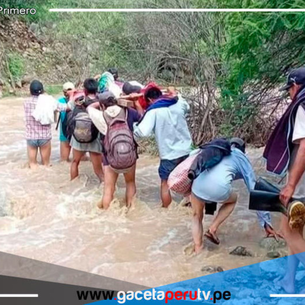 Lambayeque: 1,700 familias afectadas por lluvias y activación de quebradas 