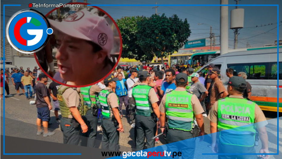 Transportistas protestan tras asesinato de chofer en la Av. Venezuela
