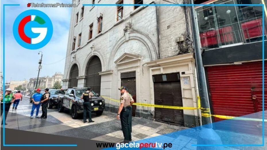 Jirón de la Unión: Delincuente abatido durante violento atraco frustrado