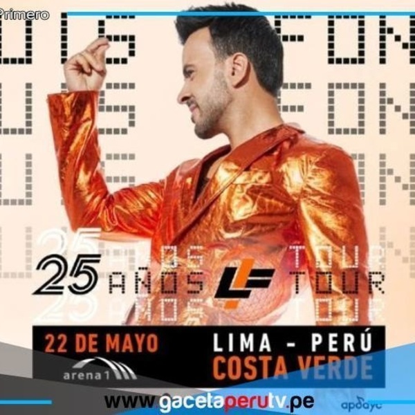 Luis Fonsi celebrará 25 años de carrera con un emotivo show en Lima 
