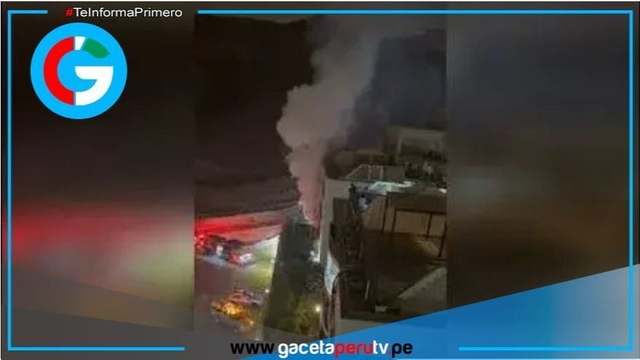 Incendio en edificio de Surco moviliza múltiples unidades de emergencia