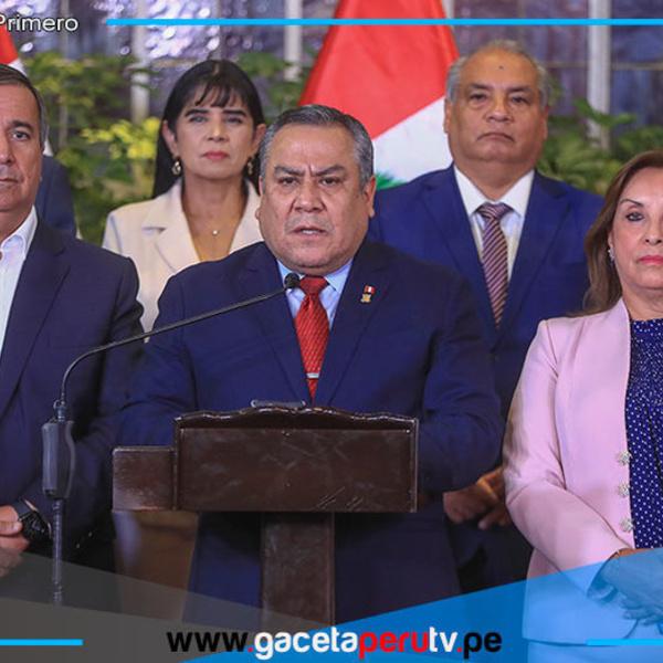 Renuncia Gustavo Adrianzén a Presidencia del Consejo de Ministros