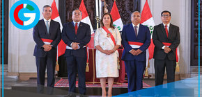 Presidenta Boluarte juramenta a tres nuevos ministros de Estado