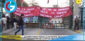  Estudiantes UNI ocupan campus contra designación oficial de rectora interina Chilet
