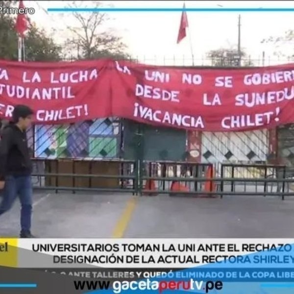  Estudiantes UNI ocupan campus contra designación oficial de rectora interina Chilet