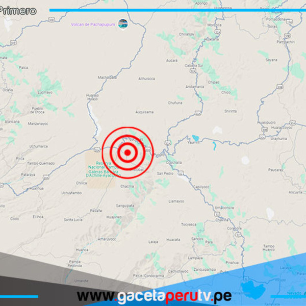 Sismo de magnitud 6.0 remeció Ayacucho esta madrugada