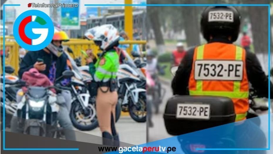  'Marcha Motera' para exigir la suspensión del decreto supremo que regula el uso de chalecos y restringe actividades de delivery en Lima y Callao.