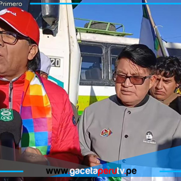 Congresista Roberto Sánchez asistió a marcha en Bolivia que exige postulación de Evo Morales