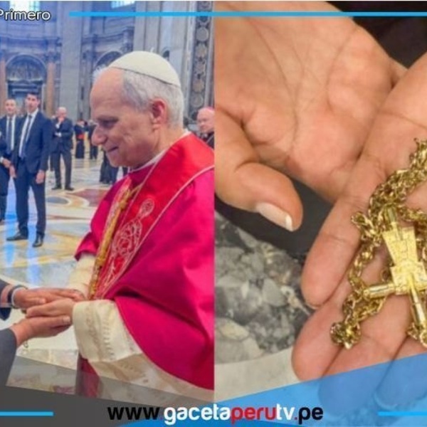 Presidenta Dina Boluarte entregó la Cruz de Motupe al papa León XIV tras solemne misa en el Vaticano 
