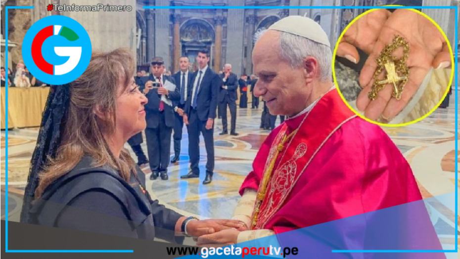 La historia de la cruz de Motupe que Boluarte regaló al papa