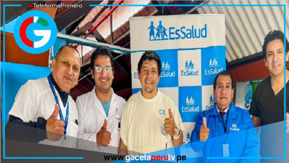 EsSalud Cajamarca salva vida tras accidente con vara de fierro