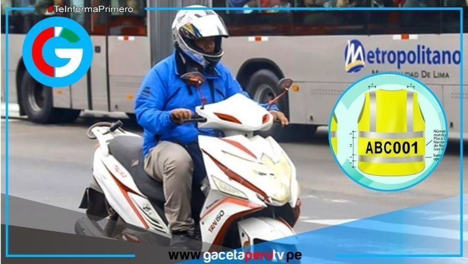 MTC exige a motociclistas casco certificado y chaleco visible obligatorio