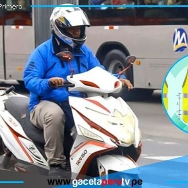 Motociclistas deberán usar casco certificado y chaleco con placa desde este jueves en Lima y Callao 