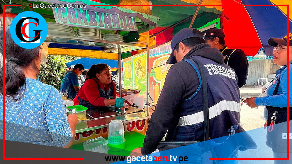 Comas retira ambulantes de la quinta zona Collique