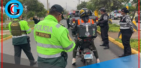 Municipio y Policía controlan uso de chalecos con placa en Comas