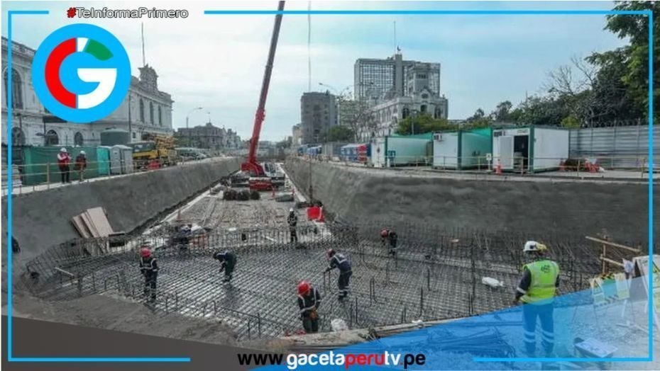 Avance significativo en la Estación Central de la Línea 2 del Metro de Lima 