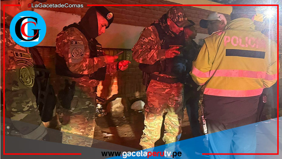 Comas refuerza patrullajes nocturnos con apoyo policial constante