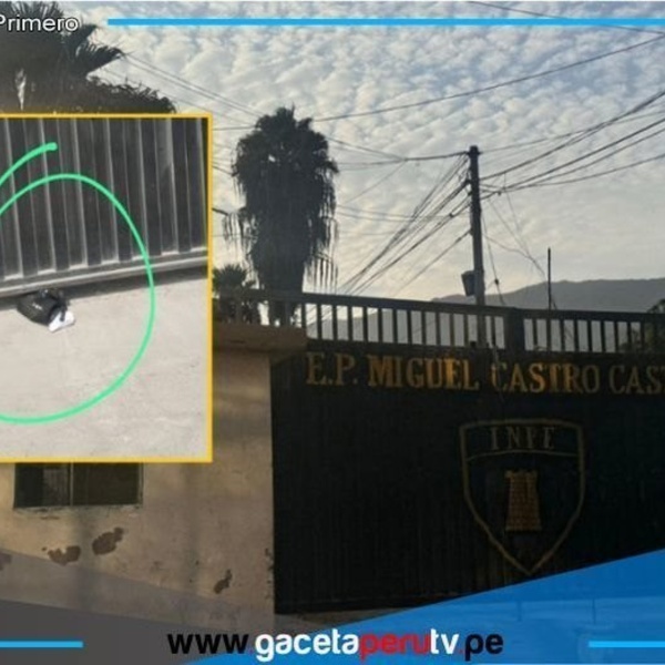 Encuentran explosivo y carta extorsiva en penal Castro Castro