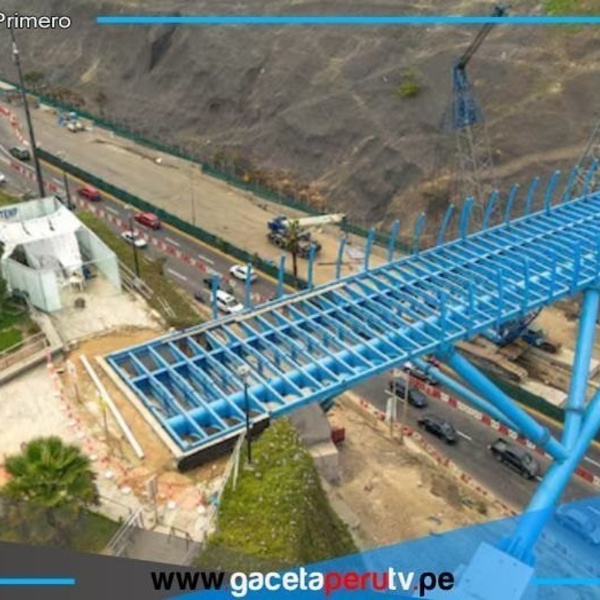 Cierran bajada Armendáriz por obras en puente turístico Miraflores–Barranco 