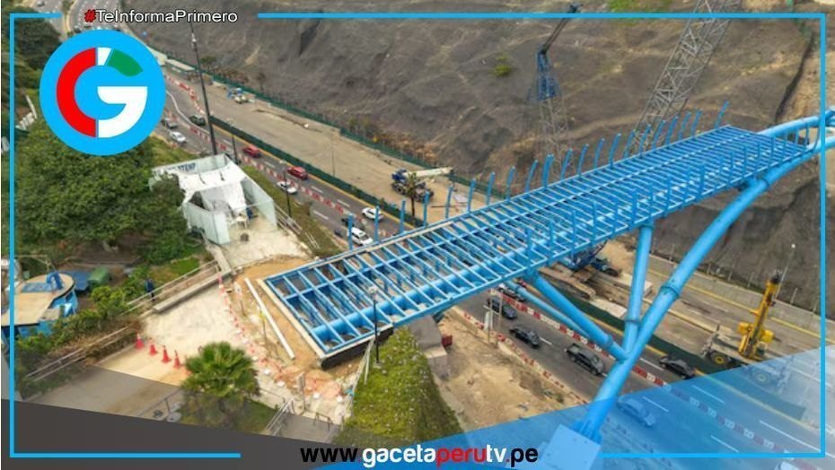 Cierran bajada Armendáriz por obras en puente turístico Miraflores–Barranco 