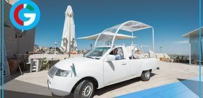 Papa Francisco mandó entregar papamóvil para asistencia a menores en Gaza