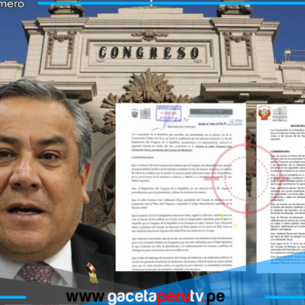 Pleno del Congreso verá este jueves cuatro mociones de censura al premier