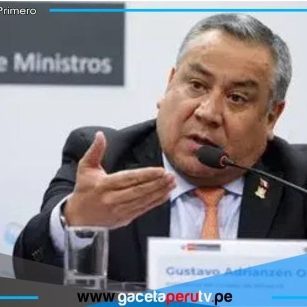 Gustavo Adrianzén: “Renunciaría si eso frenara la delincuencia en el país” 