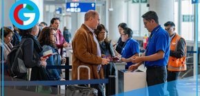 Pasajeros inauguran primer arribo internacional en nuevo Jorge Chávez