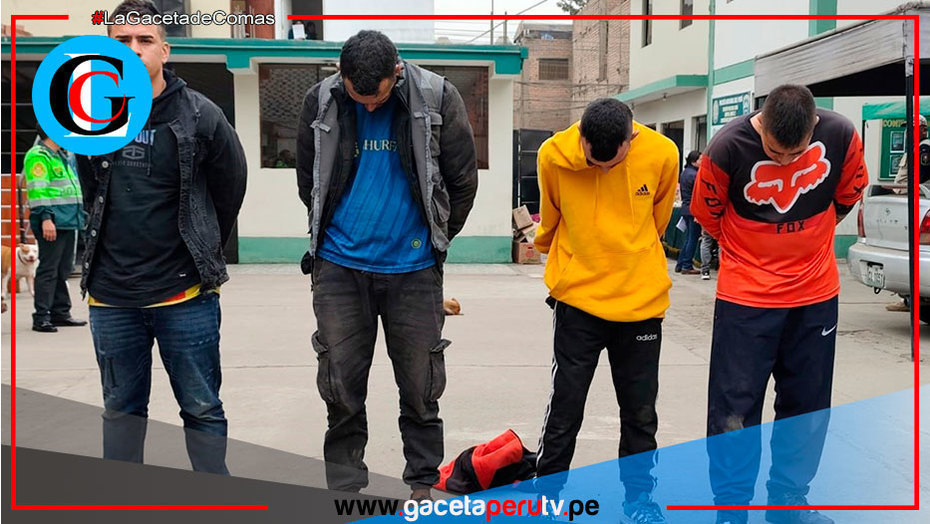 Capturan bandas armadas con extranjeros en El Retablo - Comas