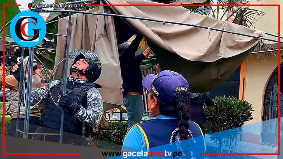 Municipalidad de Comas notifica a vecinos por invadir vía pública