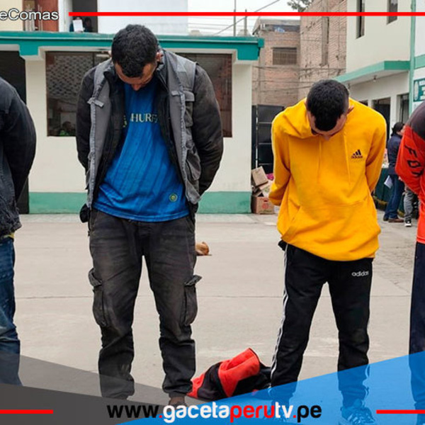 Capturan bandas armadas con extranjeros en El Retablo - Comas