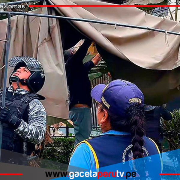 Municipalidad de Comas notifica a vecinos por invadir vía pública