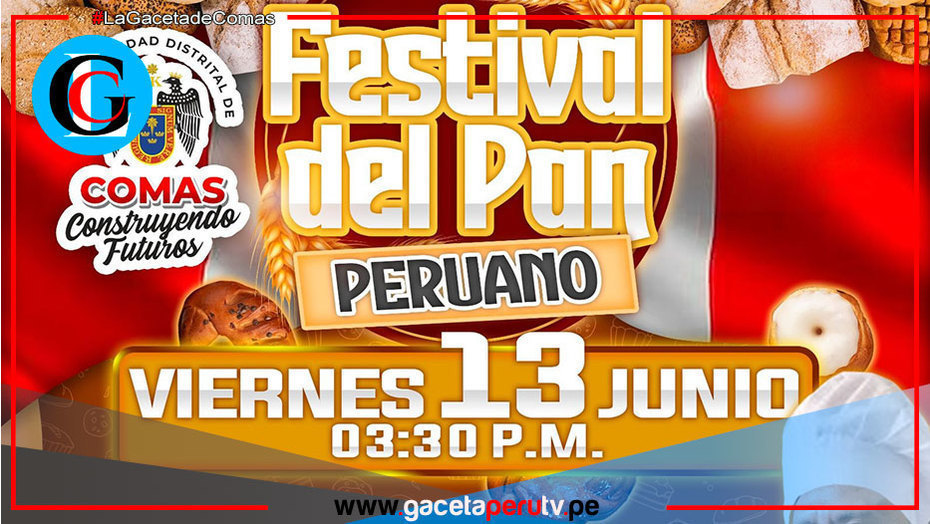 Municipalidad de Comas lanza festival para promover pan peruano tradicional