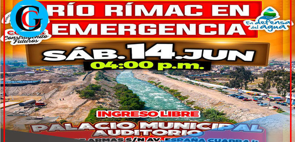 Comas organiza foro por agua y alerta sobre contaminación minera