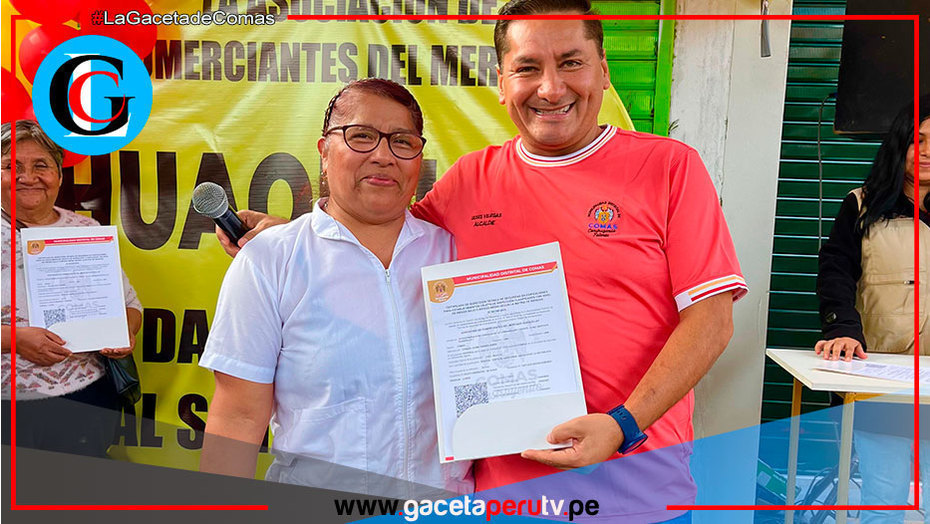 Municipio de Comas entregó certificados y licencias a 130 emprendedores