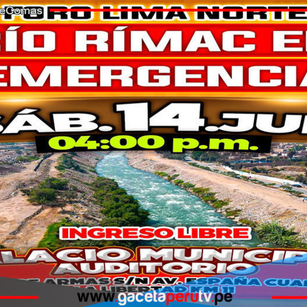 Comas organiza foro por agua y alerta sobre contaminación minera