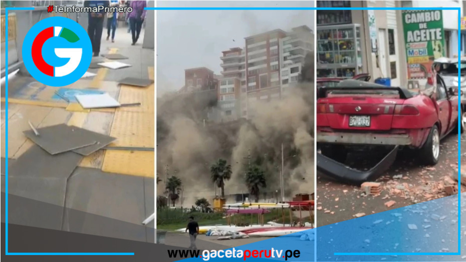 Sismo de magnitud 6.1 remeció Lima y Callao, causando daños materiales y pánico entre la población 