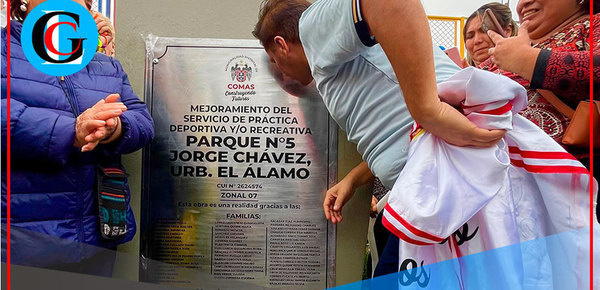 Alcalde Ulises Villegas entrega parque remodelado en El Álamo