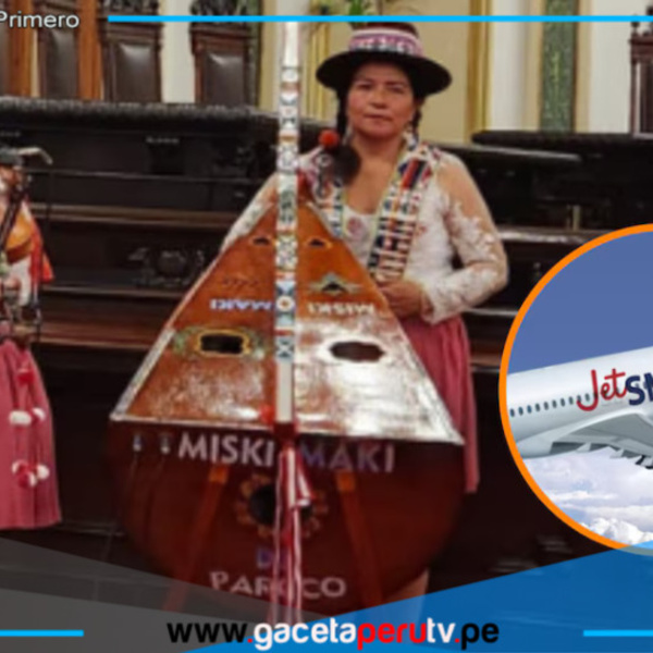 Artista peruana recibirá compensación económica de JetSmart por daños en su arpa  