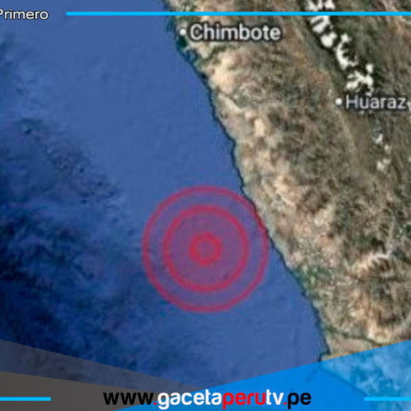 Sismo 3.7 sacude costa de Áncash sin causar daños materiales