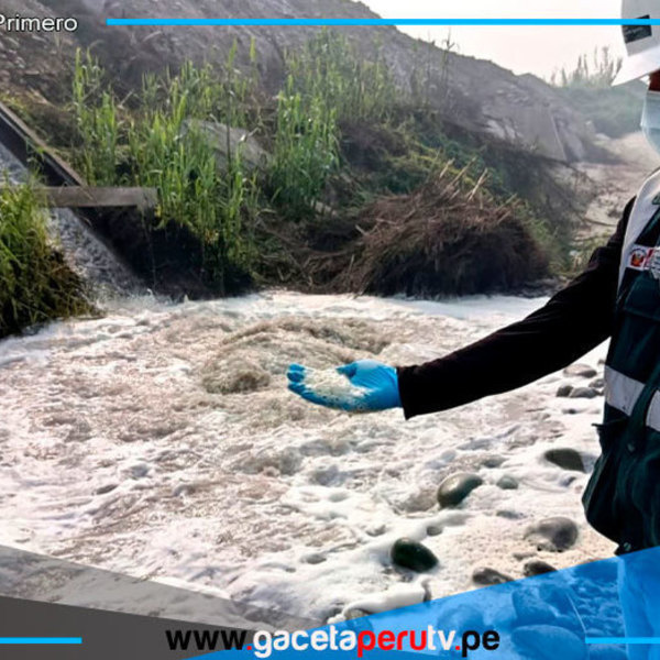 Espuma en río Rímac no compromete agua potable de Lima