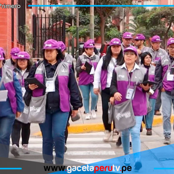  INEI abre 30 mil plazas para trabajar como censista