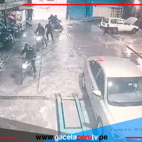 Sicarios asesinan a joven dentro de car wash en Comas